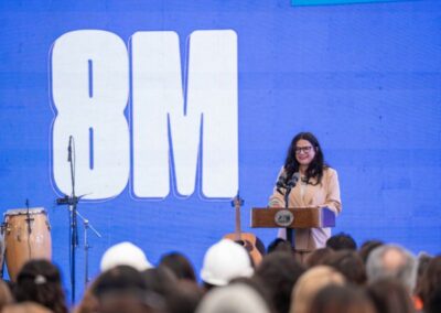 ASOCIACIÓN EN LA CONMEMORACIÓN DEL 8M CON EL PRESIDENTE BORIC