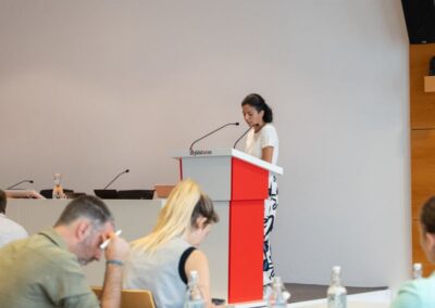 DIRECTORA DE ANJUFF EN CUMBRE INTERNACIONAL SOBRE REPRESENTACIÓN SINDICAL